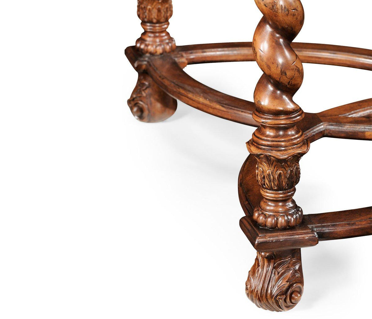 Jonathan Charles Square Side Table Oyster with Glass Top - Large.