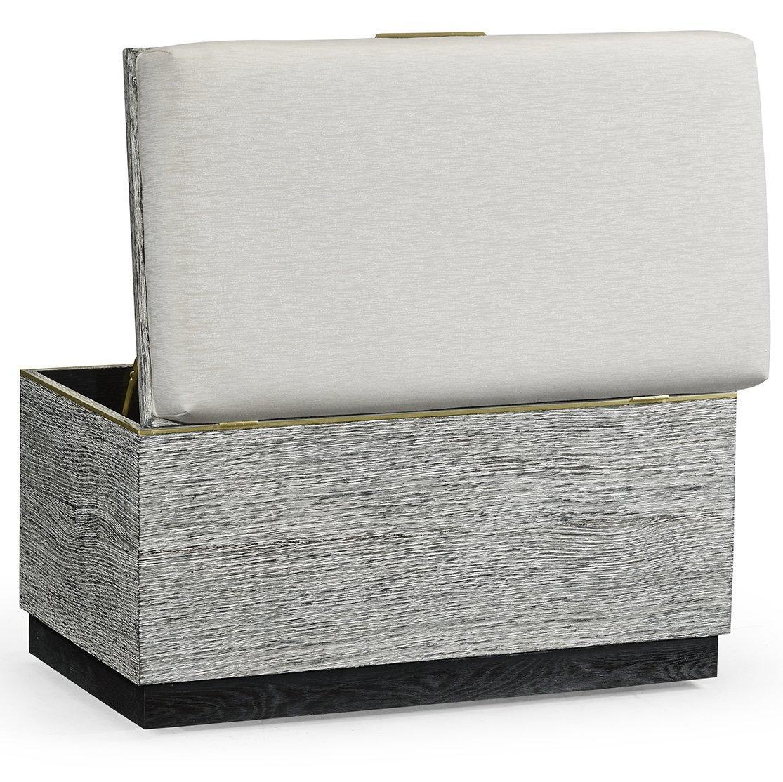 Jonathan Charles Stool Geometric in Dark French Oak - Com.