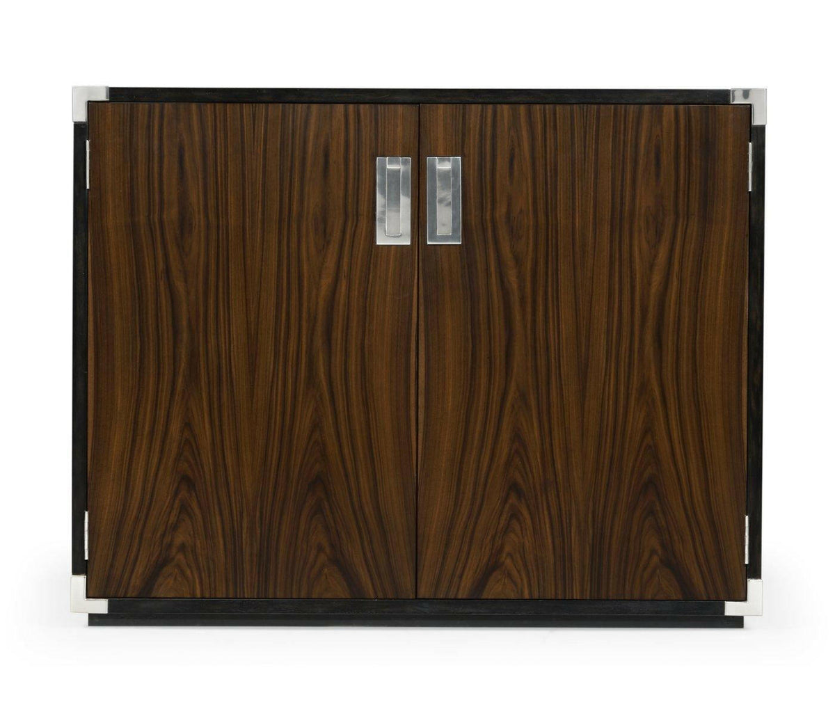 Jonathan Charles Storage Cabinet Military in Santos Rosewood.