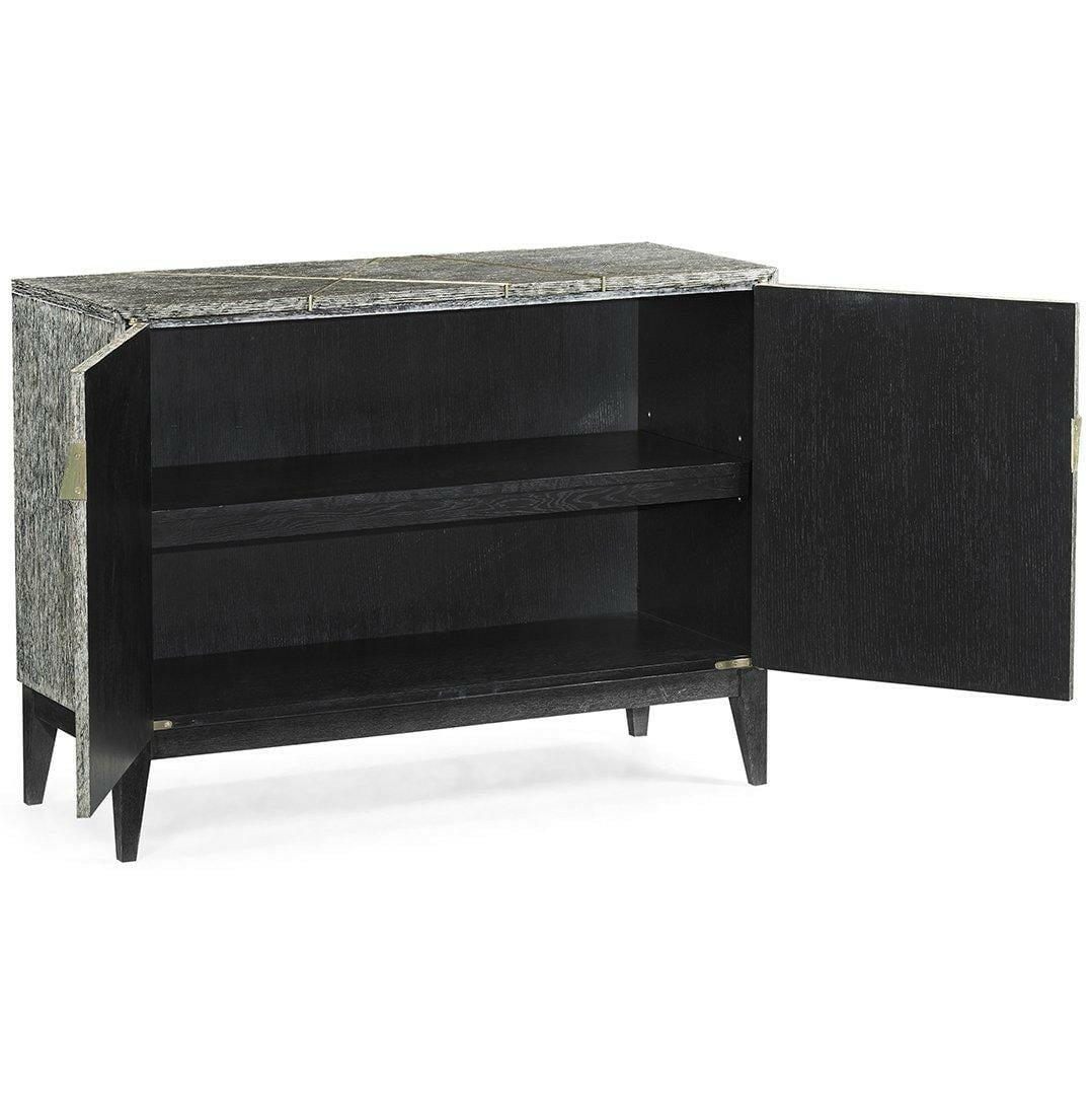 Jonathan Charles Storage Cabinet Transitional - Dark French Oak.