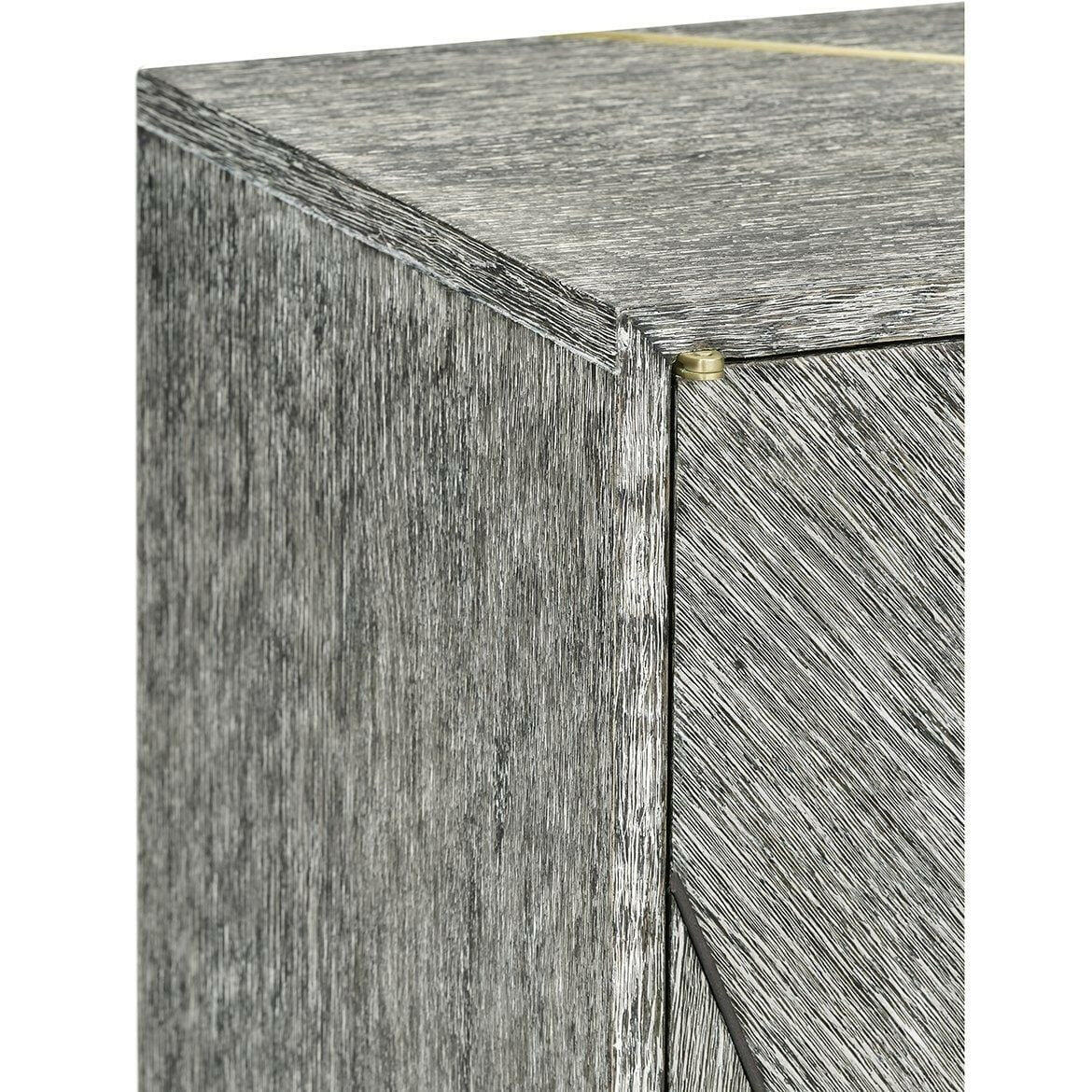 Jonathan Charles Storage Cabinet Transitional - Dark French Oak.