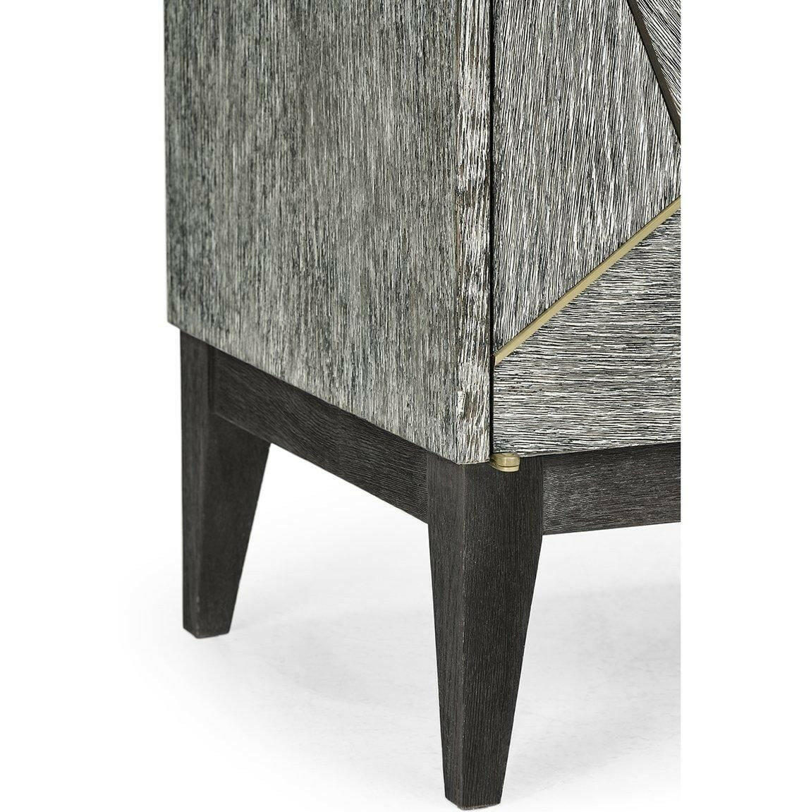 Jonathan Charles Storage Cabinet Transitional - Dark French Oak.