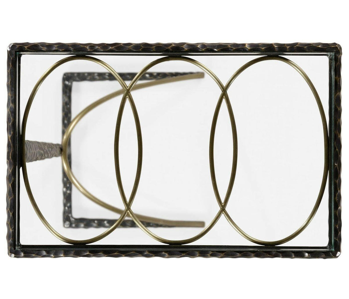 Jonathan Charles Supper Table Hammered - Black.