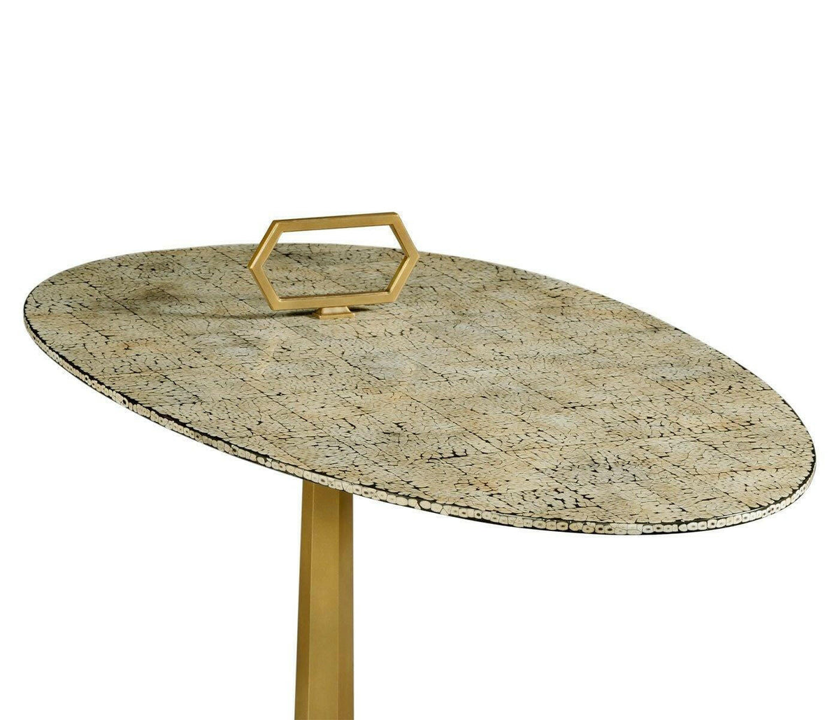 Jonathan Charles Supper Table Honey Eggshell.