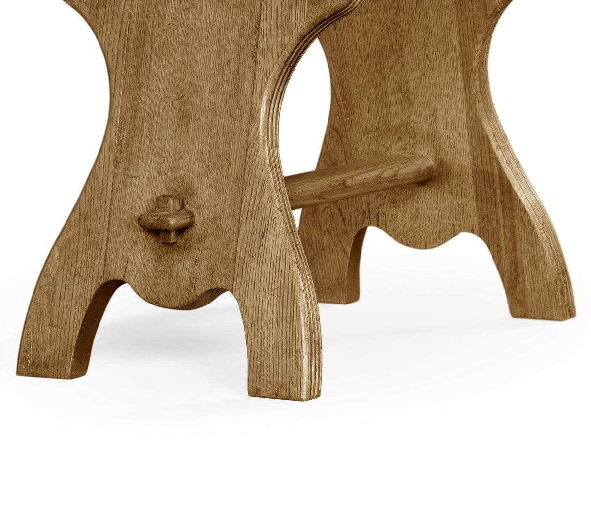 Jonathan Charles Tavern Grey Natural Stool.