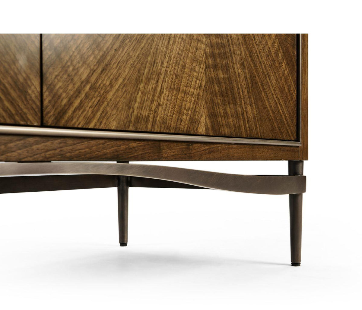 Jonathan Charles Toulouse Walnut Accent Cabinet.