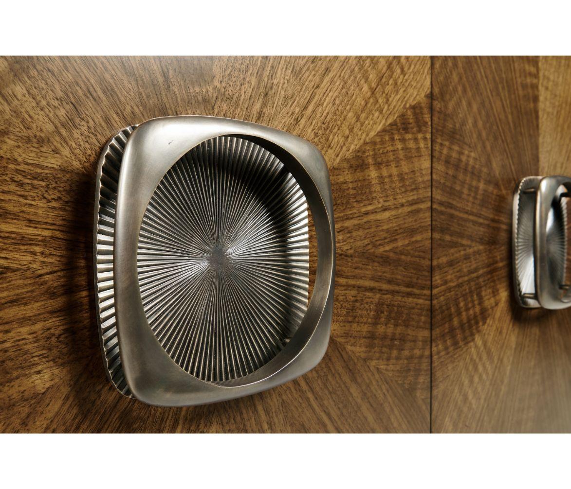 Jonathan Charles Toulouse Walnut Accent Cabinet.