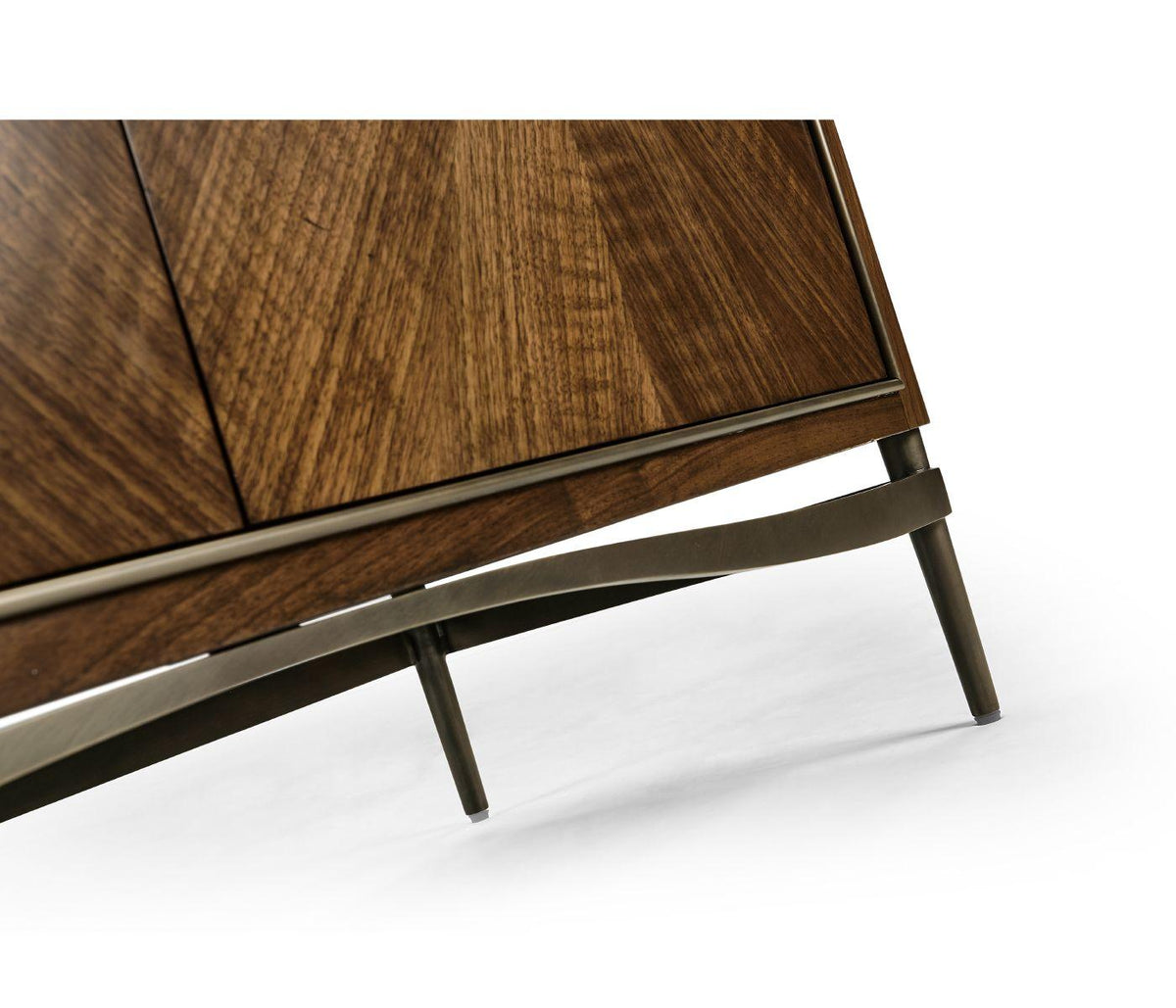 Jonathan Charles Toulouse Walnut Accent Cabinet.