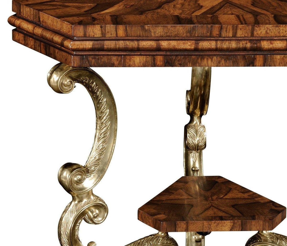 Jonathan Charles Triangular Side Table Argentinian.