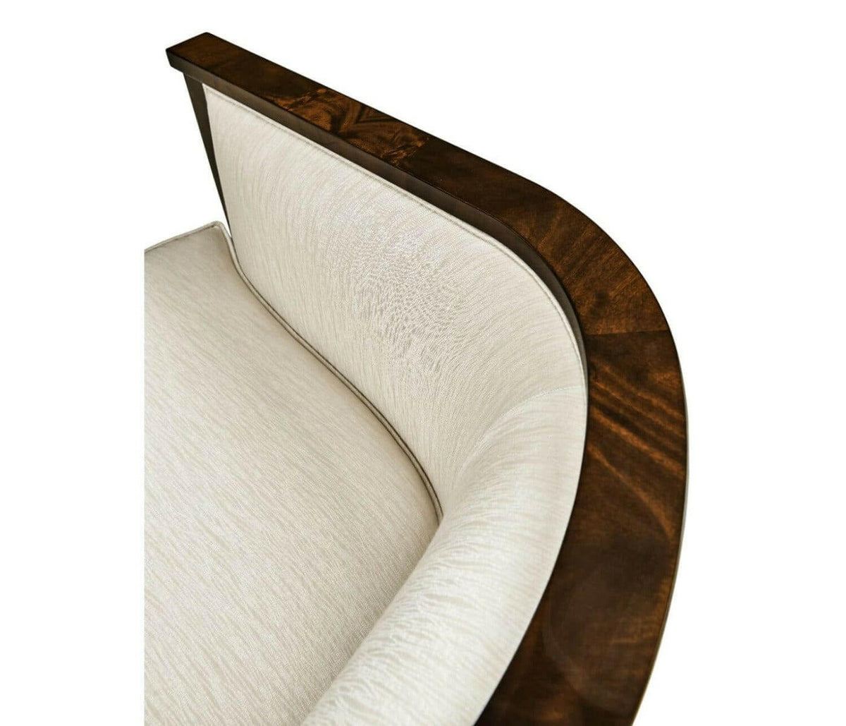 Jonathan Charles Tub Chair Biedermeier Mahogany in Castaway.