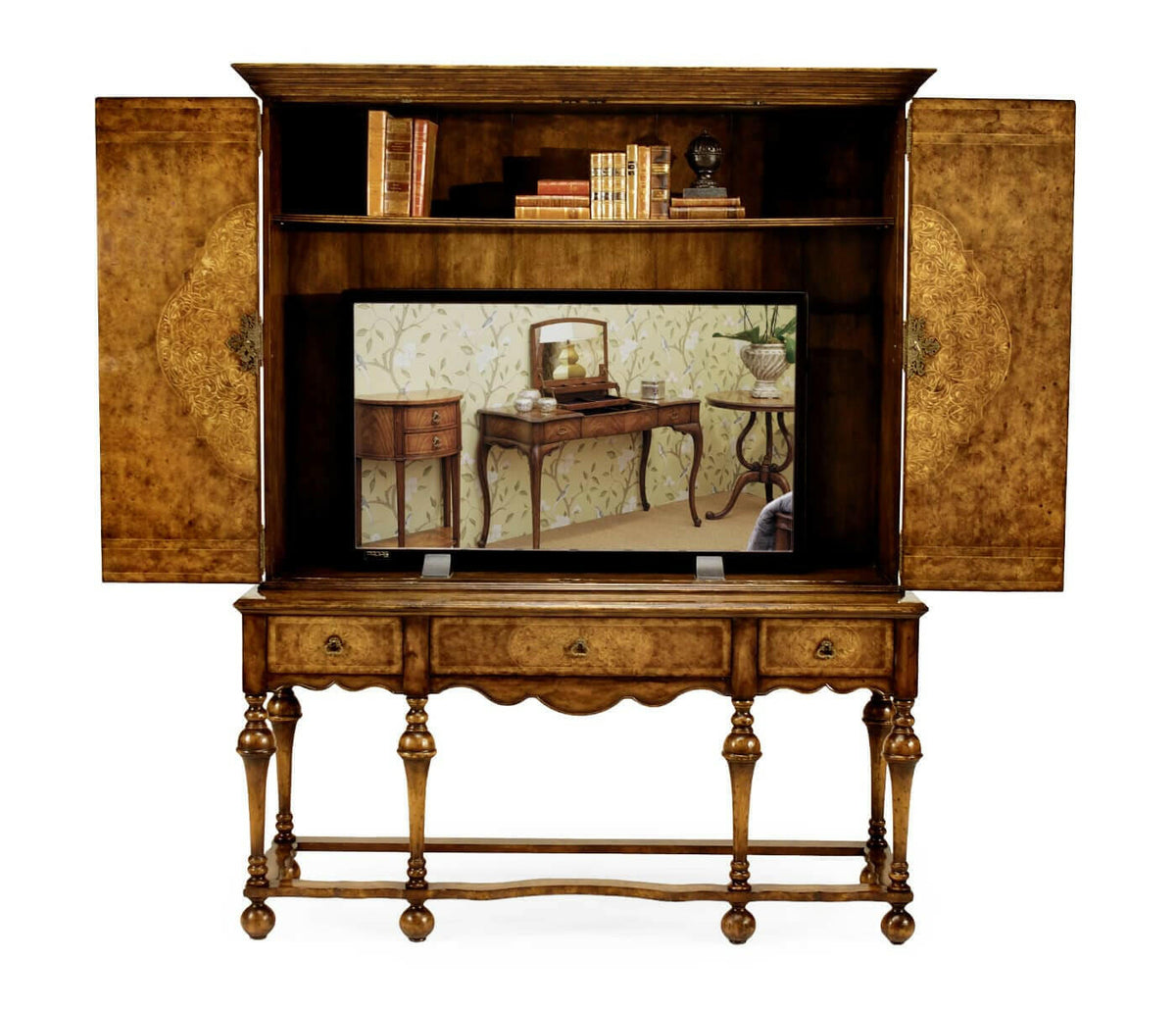 Jonathan Charles Tv Cabinet 18th Century.