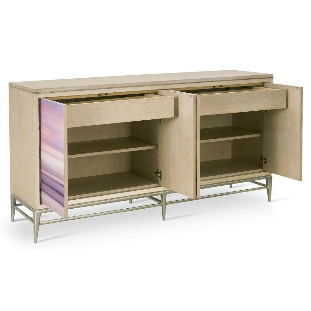 Jonathan Charles Vista Pink Tv Unit.