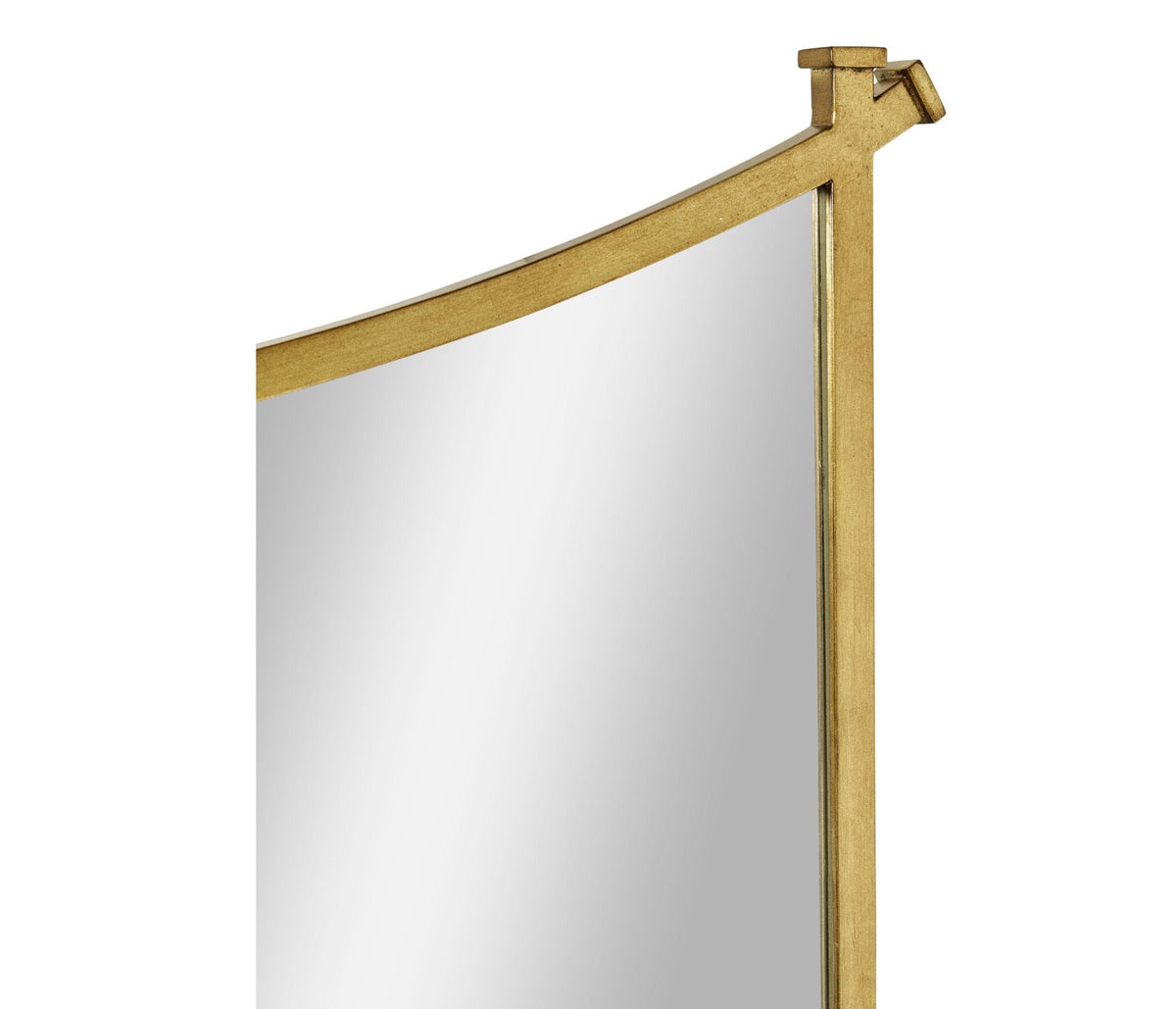 Jonathan Charles Wall Mirror Contemporary Inverted Arch - Gilded.
