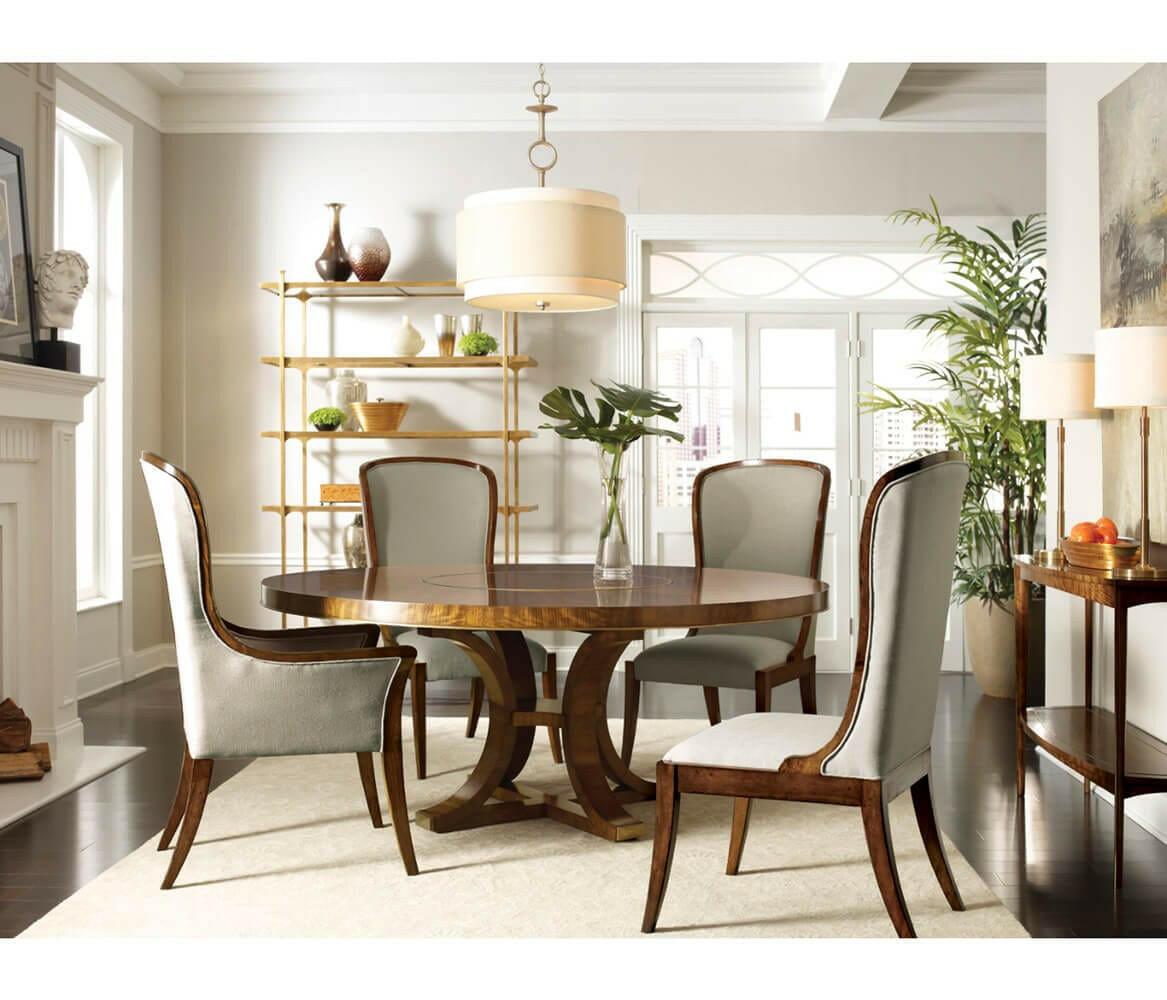 Jonathan Charles Wide Etagere Contemporary Six-tier - Gilded.