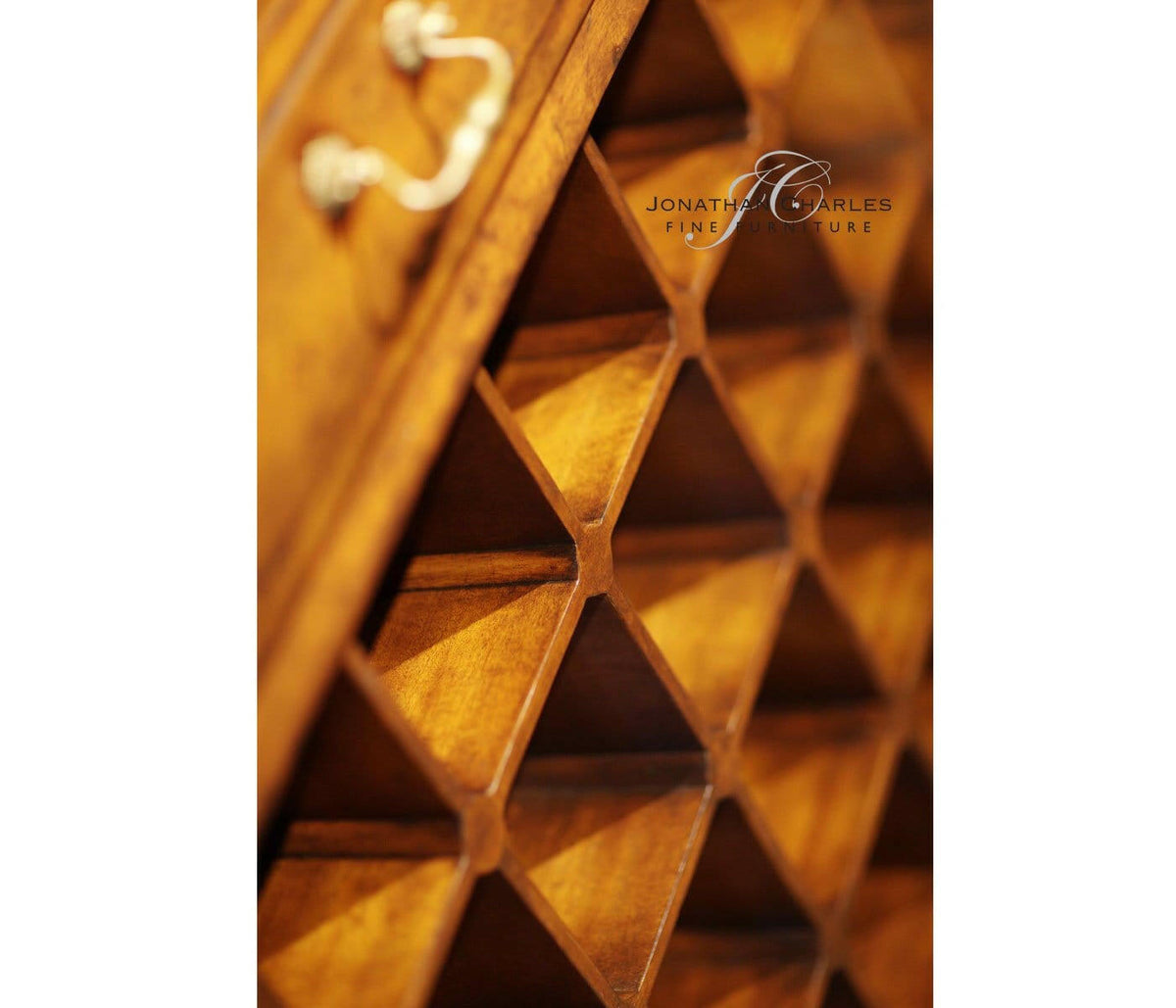 Jonathan Charles Wine Cabinet Cottage Walnut.