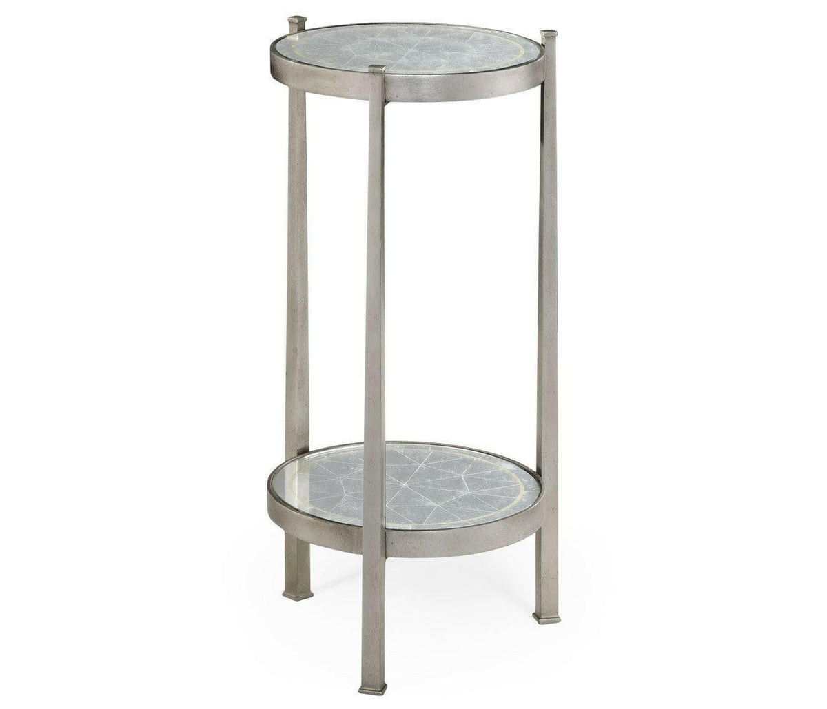 Jonathan Charles Wine Table Contemporary - Silver.