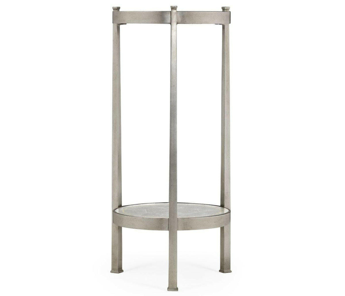 Jonathan Charles Wine Table Contemporary - Silver.