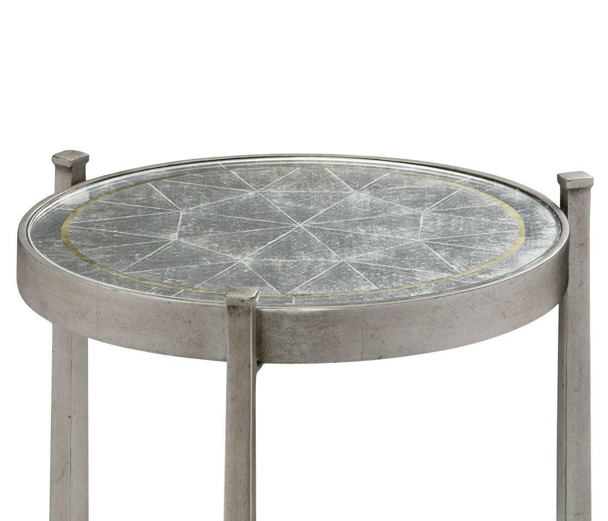 Jonathan Charles Wine Table Contemporary - Silver.
