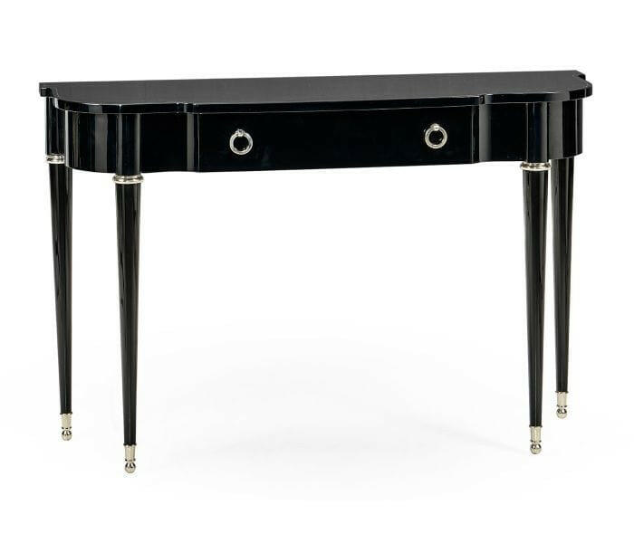 Jonathan Charles Wisconsin Black Console Table.