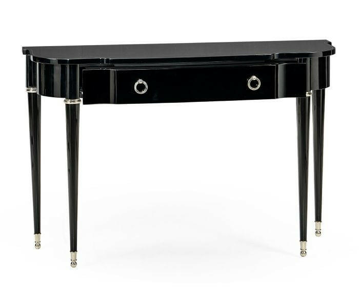 Jonathan Charles Wisconsin Black Console Table.
