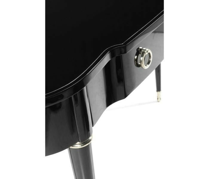 Jonathan Charles Wisconsin Black Console Table.