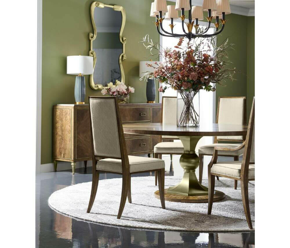 Jonathan Charles Catalonia Large Gold Framed Mirror.