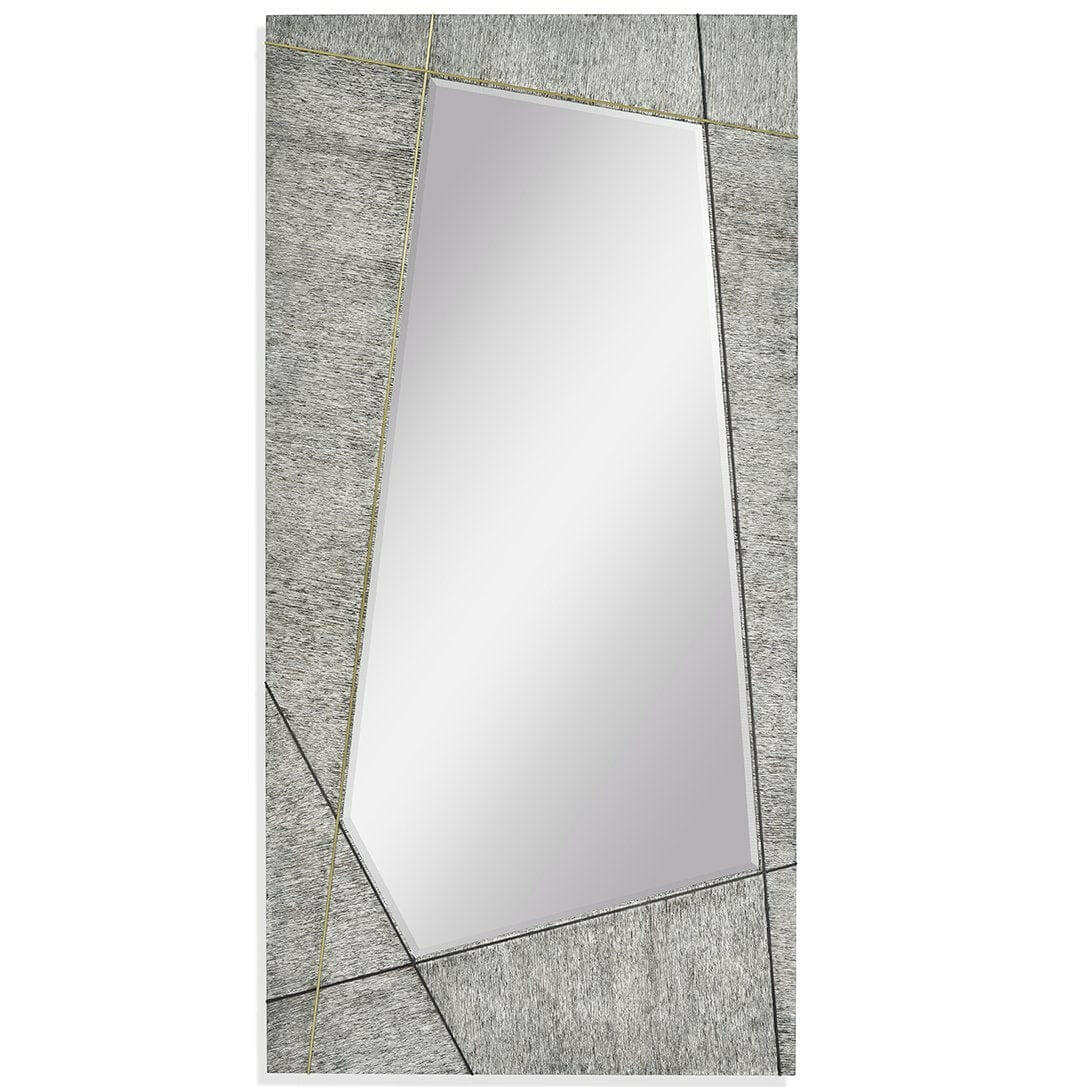 Jonathan Charles Floor Mirror Transitional - Light French Oak.