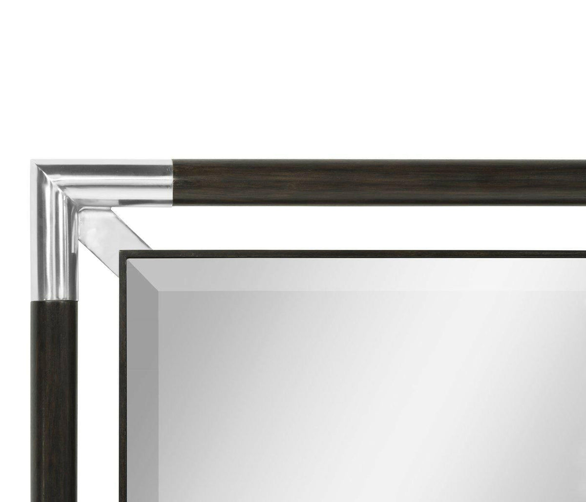 Jonathan Charles Mirror Military in Santos Rosewood.