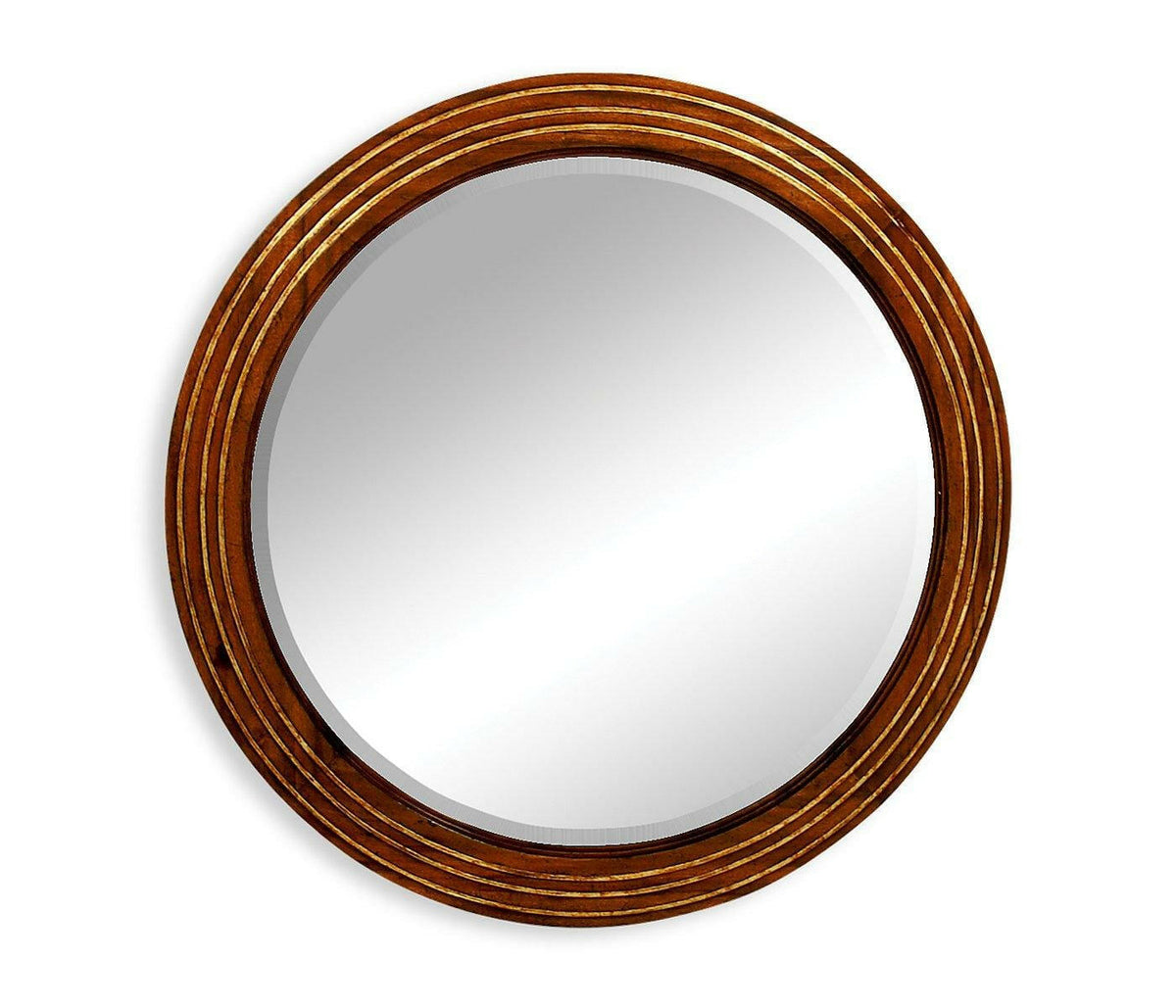 Jonathan Charles Round Wall Mirror with Stepped Surround.