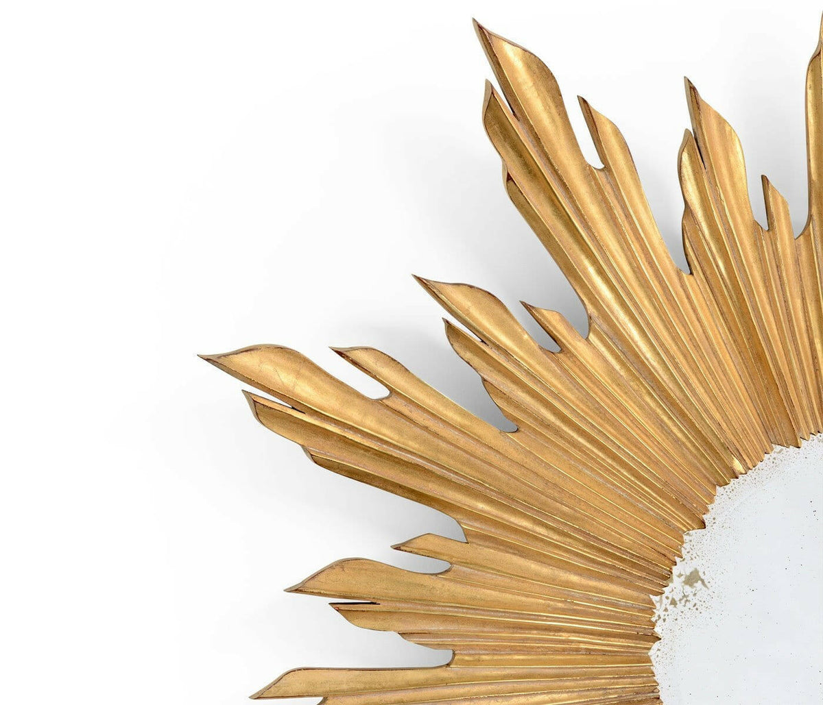 Jonathan Charles Small Wall Mirror Sunburst - Gold.