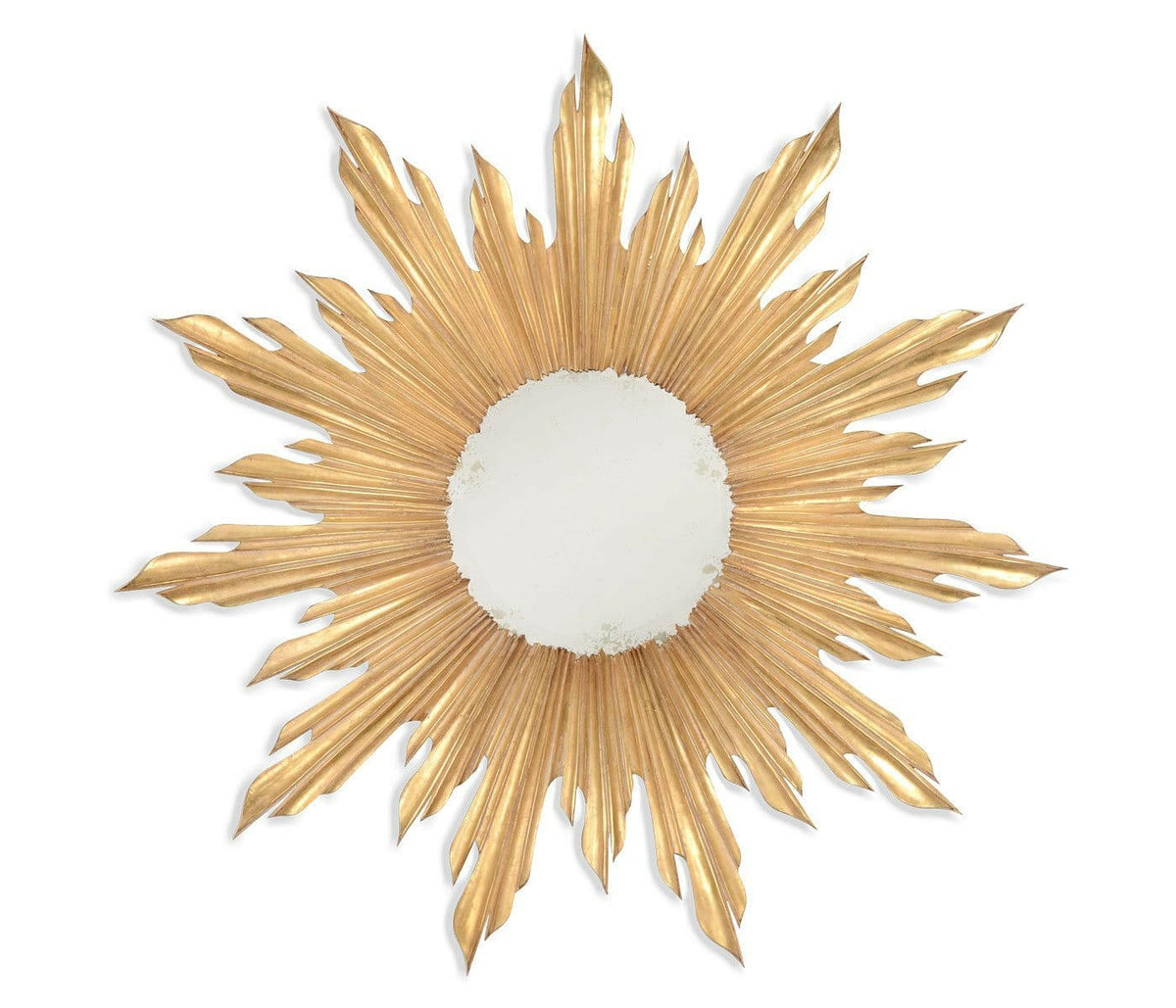 Jonathan Charles Small Wall Mirror Sunburst - Gold.