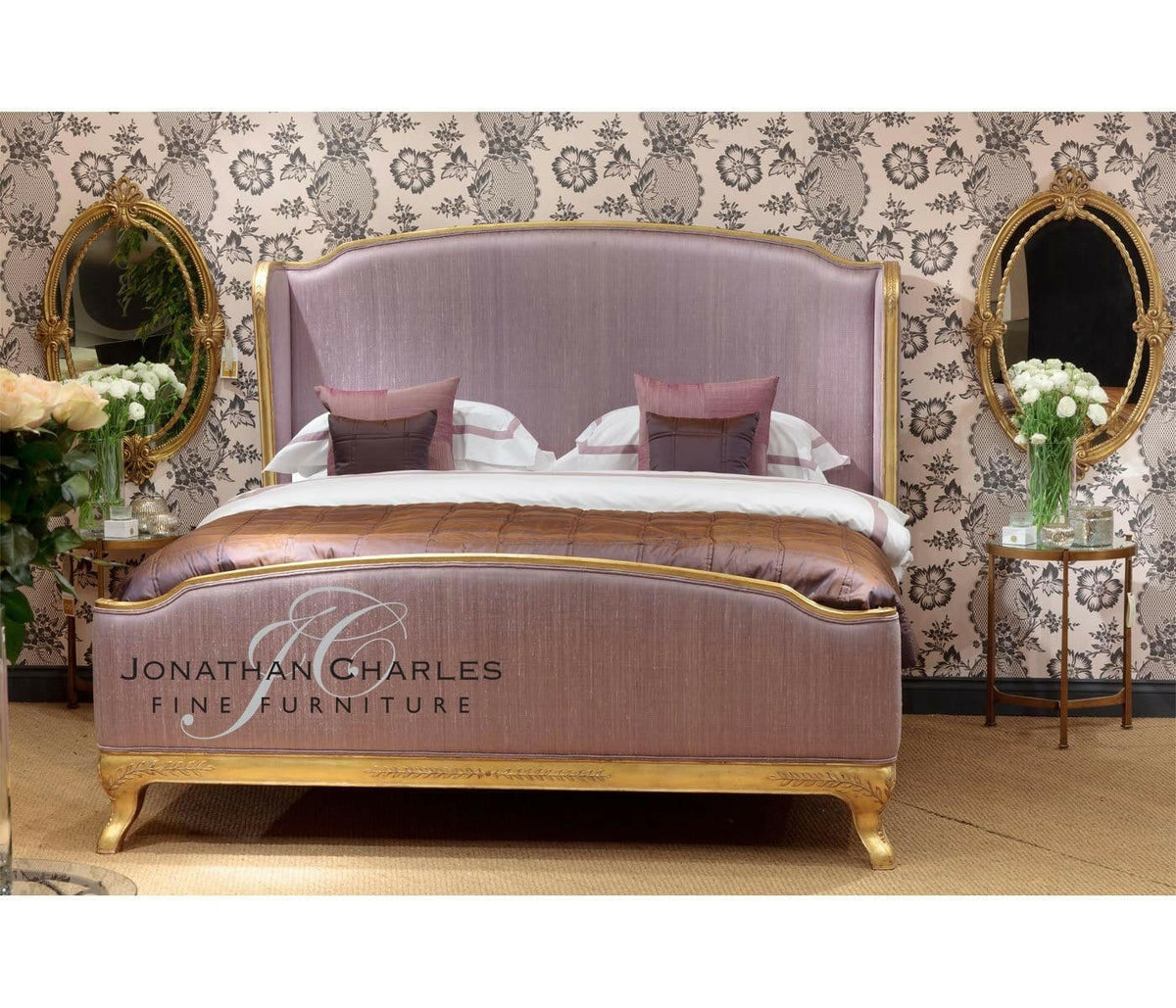 Jonathan Charles Wall Mirror Adam Style - Gold.