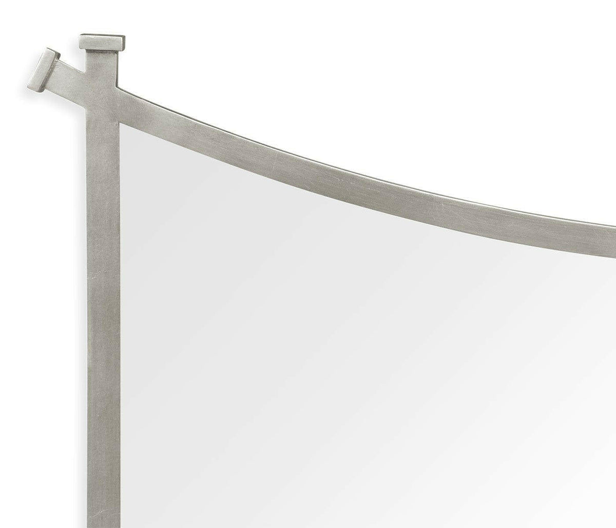 Jonathan Charles Wall Mirror Contemporary Inverted Arch - Silver.