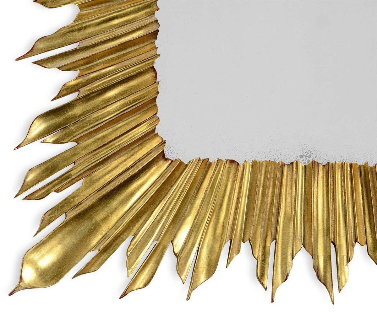 Jonathan Charles Wall Mirror Sunburst - Gold.