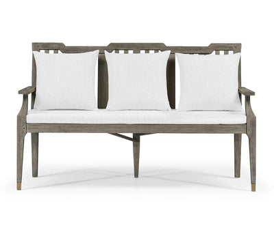 Jonathan Charles Outdoors Jonathan Charles Hampton Grey Outdoor Bench in Com House of Isabella UK