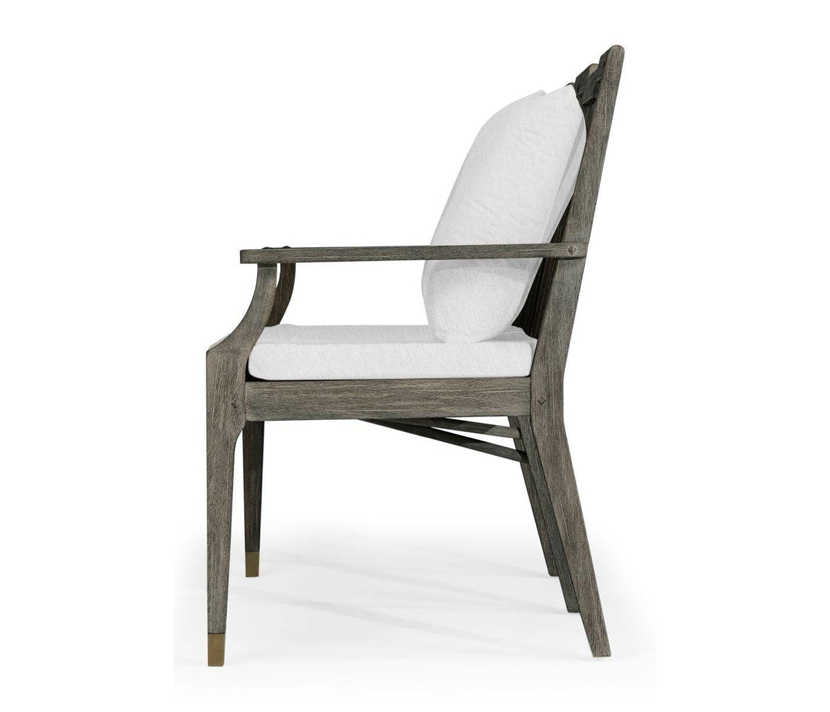 Jonathan Charles Hampton Grey Outdoor Bench in Com.
