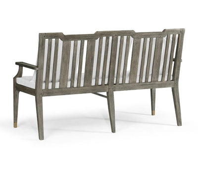 Jonathan Charles Outdoors Jonathan Charles Hampton Grey Outdoor Bench in Com House of Isabella UK