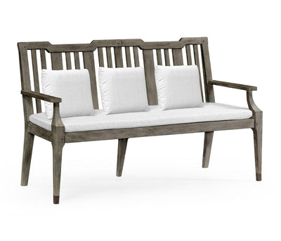 Jonathan Charles Outdoors Jonathan Charles Hampton Grey Outdoor Bench in Com House of Isabella UK