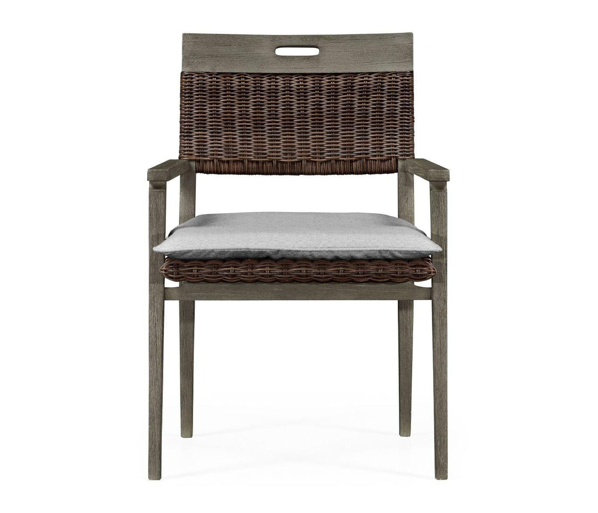 Jonathan Charles Hampton Grey Outdoor Dining Chair in Com.