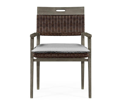 Jonathan Charles Outdoors Jonathan Charles Hampton Grey Outdoor Dining Chair in Com House of Isabella UK