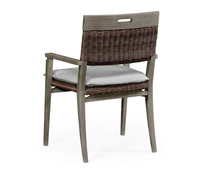 Jonathan Charles Outdoors Jonathan Charles Hampton Grey Outdoor Dining Chair in Com House of Isabella UK