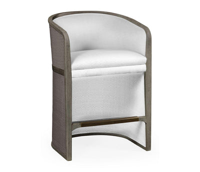 Jonathan Charles Outdoors Jonathan Charles Hampton Grey Tub Outdoor Counter Stool in Com House of Isabella UK