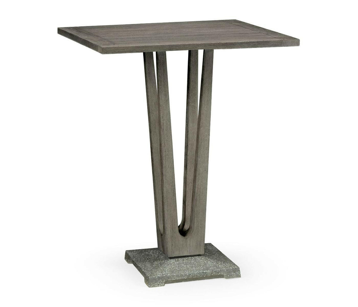 Jonathan Charles Hampton Large Outdoor Bar Table in Grey.