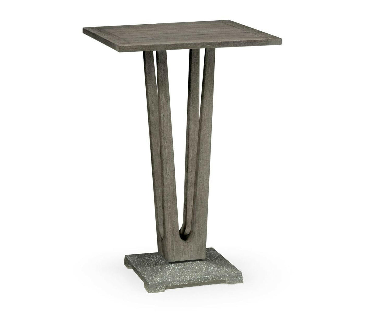 Jonathan Charles Hampton Outdoor Bar Table in Grey.