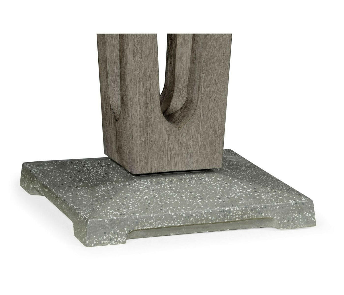 Jonathan Charles Hampton Outdoor Bar Table in Grey.