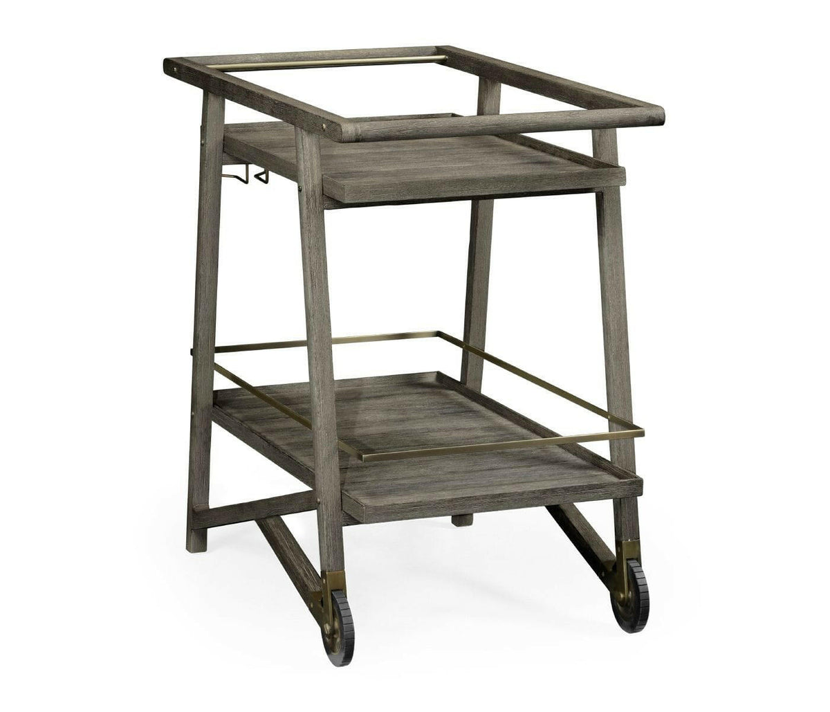 Jonathan Charles Hampton Outdoor Drinks Trolley in Grey.