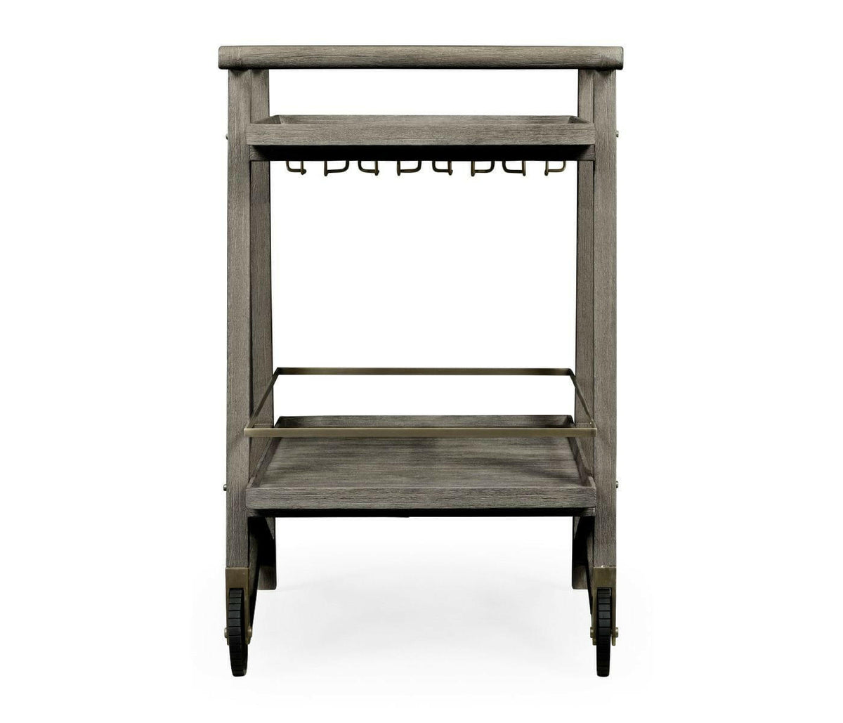 Jonathan Charles Hampton Outdoor Drinks Trolley in Grey.