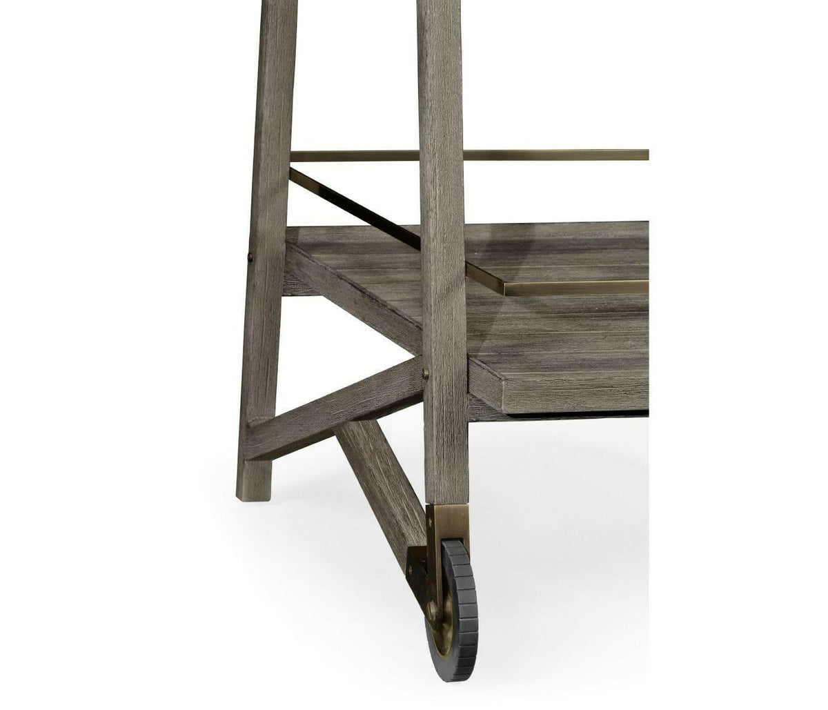 Jonathan Charles Hampton Outdoor Drinks Trolley in Grey.