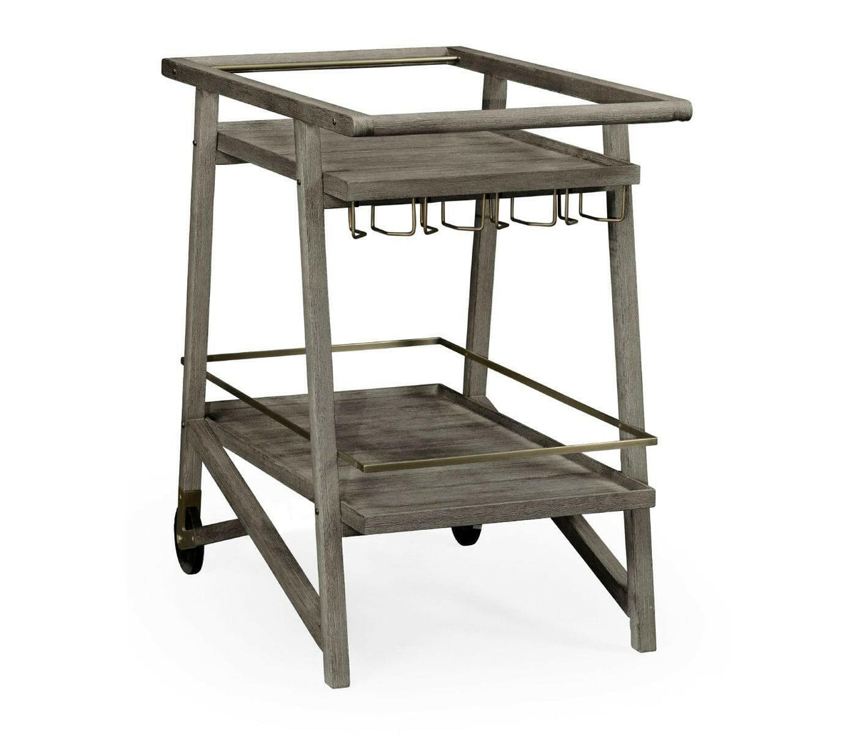Jonathan Charles Hampton Outdoor Drinks Trolley in Grey.