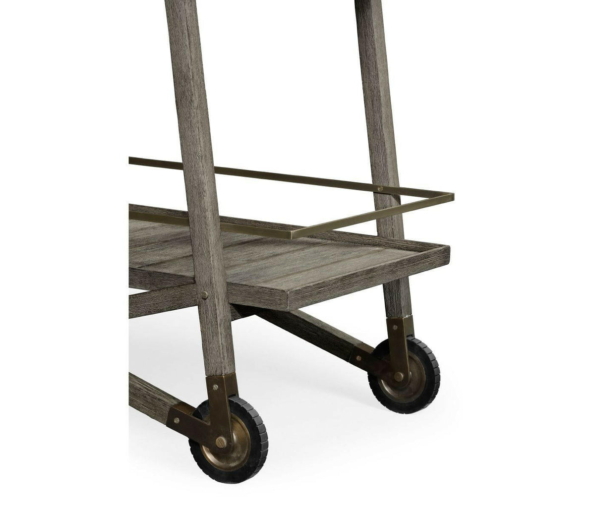 Jonathan Charles Hampton Outdoor Drinks Trolley in Grey.